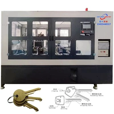 Venjulegur Key Cut Burring Merking Ringing Machine